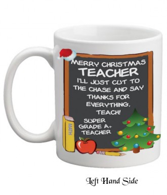 Teacher christmas cup clearance