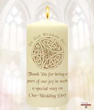 Claddagh Gold Wedding Favour (Ivory)