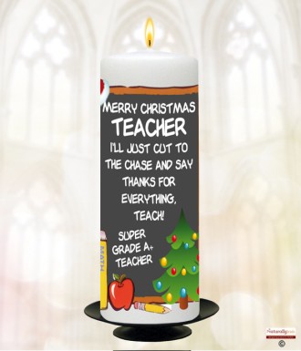 Teacher christmas candle Outlet
