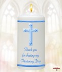 Baby Boy Church Window Christening Favour (White)