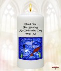 Baby Boy Church Window Christening Favour (White)