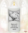 Baby Boy Church Window Christening Favour (White)