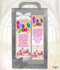 Personalised Thank You Candles.