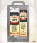 Personalised Thank You Candles.