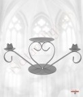 Heart Unity Candle Holder - Black