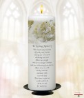 Rose Frame and Photo Wedding Remembrance Candle