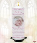 Candle - Christening