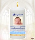 Baby Boy Church Window Christening Favour (White)