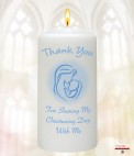 Baby Boy Church Window Christening Favour (White)