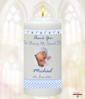 Baby Boy Church Window Christening Favour (White)