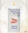 Baby Boy Church Window Christening Favour (White)