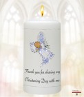 Baby Boy Church Window Christening Favour (White)