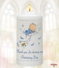 Baby Boy Church Window Christening Favour (White)