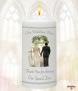 Together Forever Silver Wedding Favour (White) - Click to Zoom