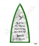 Irish Baby Blessing Green Christening Favour (White) - Click to Zoom