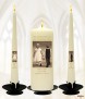 Young Love Gold Wedding Candles (Ivory) - Click to Zoom