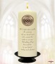 Celtic Sheild Wedding Candles (Ivory) - Click to Zoom