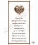 Celtic Heart Gold Wedding Candles (White) - Click to Zoom