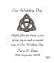 Trinity Knot Silver Wedding Candles (Ivory) - Click to Zoom
