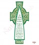 Celtic Cross Green Wedding Candles (Ivory) - Click to Zoom