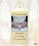 Heart of Love Gold Wedding Candles (Ivory) - Click to Zoom