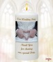 Heart of Love Gold Wedding Candles (White) - Click to Zoom