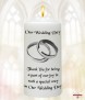 Elegant Silver Rings Wedding Candles (White) - Click to Zoom