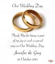 Memories Collage Gold Rings Wedding Candles (White) - Click to Zoom