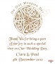 Claddagh Gold Wedding Candles (Ivory) - Click to Zoom