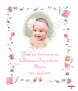 Stars & Hearts Pink Christening Favour (White) - Click to Zoom