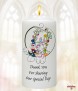 Bunny Swing Wedding Candles (White) - Click to Zoom