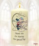 Bunny Swing Wedding Candles (Ivory) - Click to Zoom