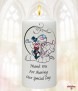 Bunny Love Wedding Candles (White) - Click to Zoom