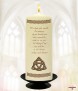 Trinity Knot Gold Wedding Candles (Ivory) - Click to Zoom