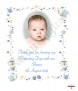 Stars & Hearts Blue Christening Favour (White) - Click to Zoom