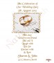 Rings & Pen Wedding Candles (Gold&White) - Click to Zoom