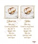 Rings & Pen Wedding Candles (Ivory) - Click to Zoom