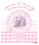 Booties Lace & Gingham Christening Favour (White) - Click to Zoom