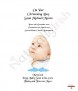 Blue Ribbon Photo Christening Candle (White/Ivory) - Click to Zoom