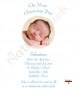 Flying Dove & Photo Blue Christening Candle - Click to Zoom