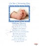 Elegant Frame and Feet Blue Christening Candle (White/Ivory) - Click to Zoom