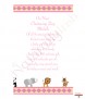 Girl Jungle and Photo Christening Candle (White/Ivory) - Click to Zoom