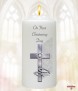 Cross & Fish Silver Christening Favour - Click to Zoom