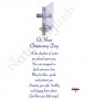 Cross & Fish Photo Blue Christening Candle - Click to Zoom