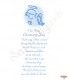 Christening Angel Blue Christening Candle - Click to Zoom
