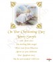 Traditional Gold Christening Candle (White/Ivory) - Click to Zoom