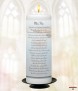 Lake Memorial Candle (white/ivory) - Click to Zoom