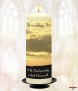 Sunset Memorial Candle (white/ivory) - Click to Zoom