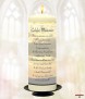 Sunset Memorial Candle (white/ivory) - Click to Zoom