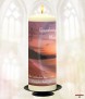 Beach Memorial Candle (white/ivory) - Click to Zoom